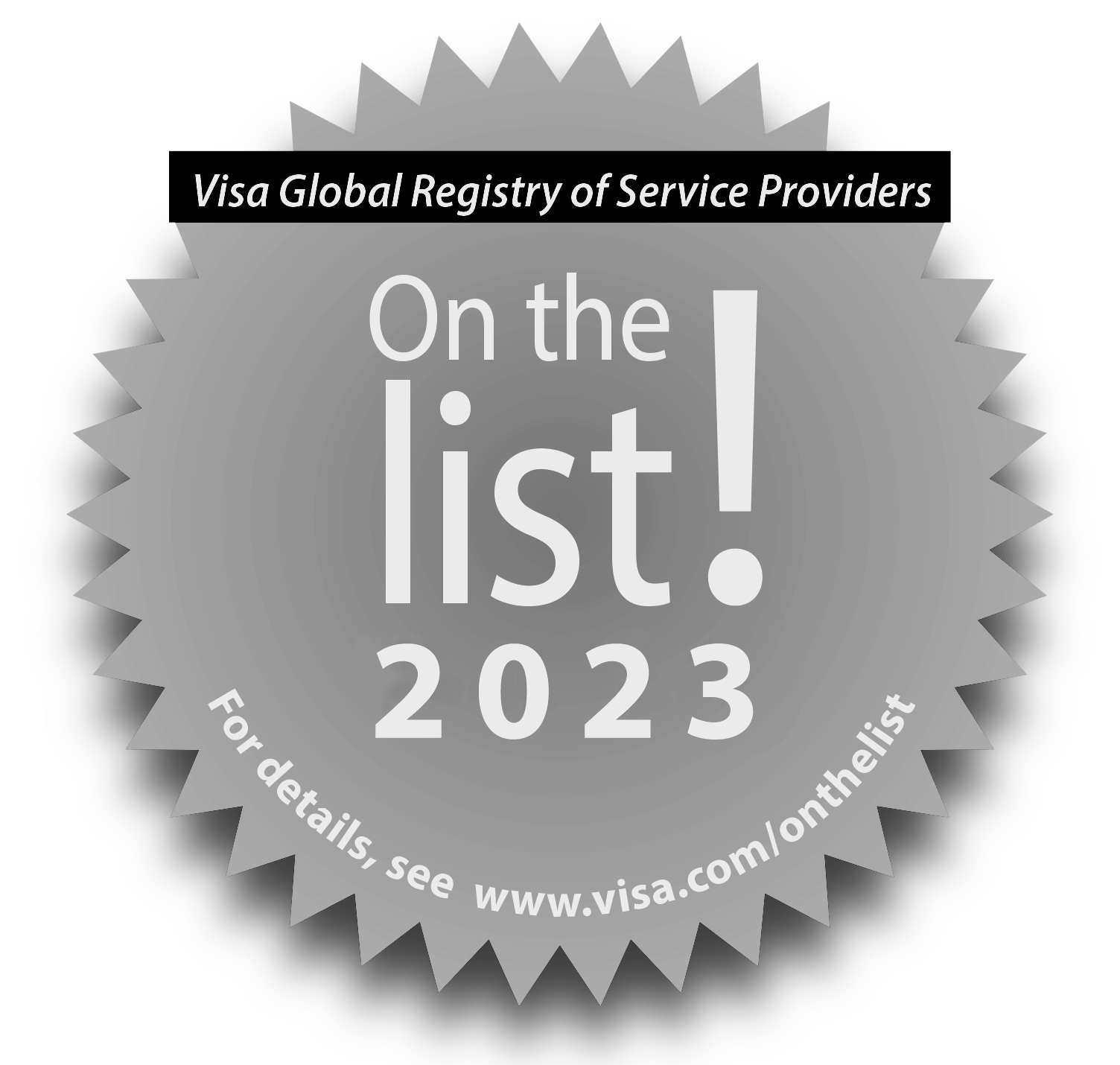Visa - On the List!